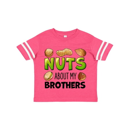 Inktastic Nuts About My Brothers Peanut Almond Pistachio Gift Toddler Boy or Toddler Girl T-Shirt
Inktastic Nuts About My Brothers Peanut Almond Pistachio Gift Toddler Boy or Toddler Girl T-Shirt