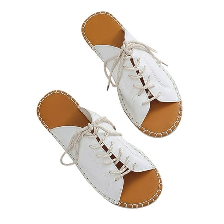 Summer Savings Clearance! PEZHADA Womens Sandals Slippers for Women Flat Shoes Ladies Beach Sandals Summer Non-Slip Causal Slippers White
Summer Savings Clearance! PEZHADA Womens Sandals Slippers for Women Flat Shoes Ladies Beach Sandals Summer Non-Slip Causal Slippers White