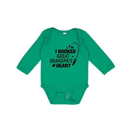 Inktastic I Hooked Great Grandpa s Heart with Fishing Rod Gift Baby Boy or Baby Girl Long Sleeve Bodysuit
Inktastic I Hooked Great Grandpa s Heart with Fishing Rod Gift Baby Boy or Baby Girl Long Sleeve Bodysuit