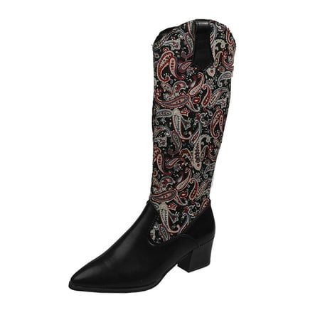 KBKYBUYZ New Autumn And Winter Women s Boots Ethnic Style Retro Thick Heel High Tube Back Zipper Embroidered Large Size Knight Boots
KBKYBUYZ New Autumn And Winter Women s Boots Ethnic Style Retro Thick Heel High Tube Back Zipper Embroidered Large Size Knight Boots