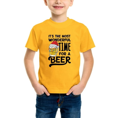 Envmenst Boys Short Sleeve T-Shirt It s The Most Wonderful Time for A Beer Christmas Santa Hat Graphic Kids Girls Tees Unisex
Envmenst Boys Short Sleeve T-Shirt It s The Most Wonderful Time for A Beer Christmas Santa Hat Graphic Kids Girls Tees Unisex