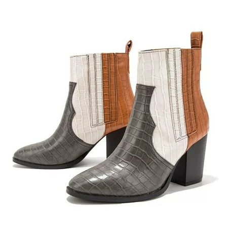 Gubotare Womens Rain Boots Women Casual Suede Ankle Booties Block Heel Slip On Chelsea Boots Gray 6.5
Gubotare Womens Rain Boots Women Casual Suede Ankle Booties Block Heel Slip On Chelsea Boots Gray 6.5