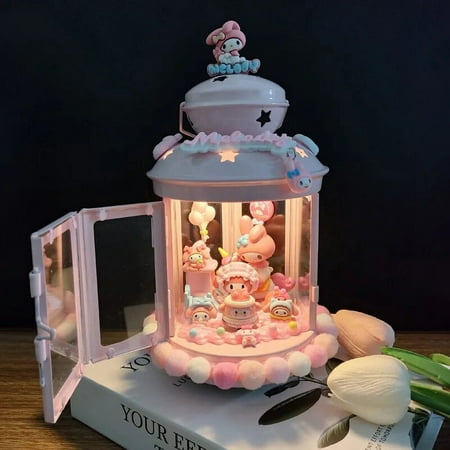 Sanrio Anime Figure DIY Handmade Nightlight Kuromi My Melody Cinnamoroll Mini Table Lamp kawaii Desk Decorative Child Girl Gift
Sanrio Anime Figure DIY Handmade Nightlight Kuromi My Melody Cinnamoroll Mini Table Lamp kawaii Desk Decorative Child Girl Gift