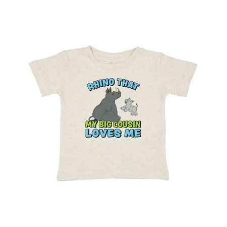 Inktastic Rhino That My Big Cousin Loves Me with Cute Rhinos Gift Baby Boy or Baby Girl T-Shirt
Inktastic Rhino That My Big Cousin Loves Me with Cute Rhinos Gift Baby Boy or Baby Girl T-Shirt