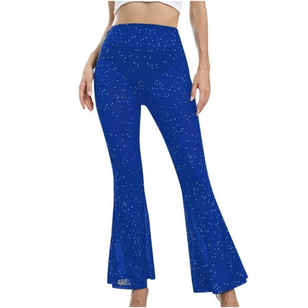 Dadaria Wide Leg Pants for Women Ladies Mesh Sheer Solid Color Elastic Flared Pants Blue XS Female
Dadaria Wide Leg Pants for Women Ladies Mesh Sheer Solid Color Elastic Flared Pants Blue XS Female