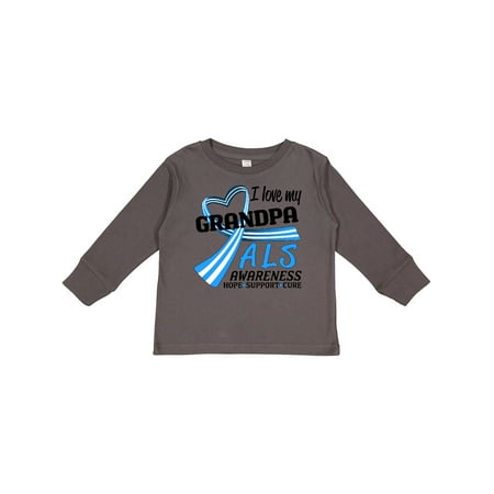 Inktastic I Love My Grandpa ALS Awareness Support Care Cure Gift Toddler Boy or Toddler Girl Long Sleeve T-Shirt
Inktastic I Love My Grandpa ALS Awareness Support Care Cure Gift Toddler Boy or Toddler Girl Long Sleeve T-Shirt