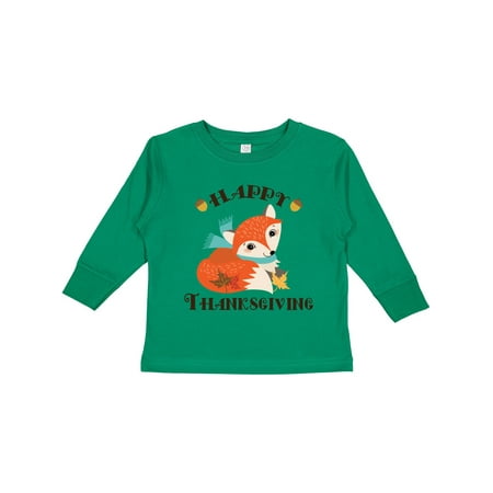 Inktastic Happy Thanksgiving Woodland Fox Boys or Girls Long Sleeve Toddler T-Shirt
Inktastic Happy Thanksgiving Woodland Fox Boys or Girls Long Sleeve Toddler T-Shirt