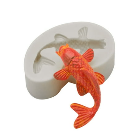 NIUREDLTD Goldfish Fondant Molds 3D Silicone Molds Candy Baking Mould Cake Handmade Kitchen Tools Cake Decoration Craft Art
NIUREDLTD Goldfish Fondant Molds 3D Silicone Molds Candy Baking Mould Cake Handmade Kitchen Tools Cake Decoration Craft Art