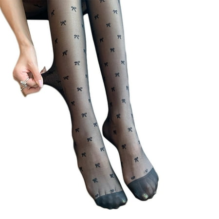 Japanese Gothic Style Women Summer Thin Stretch Pantyhose Cute Bowknot Jacquard Sexy See-Through Tights Stockings Slim Party Clubwear 
Japanese Gothic Style Women Summer Thin Stretch Pantyhose Cute Bowknot Jacquard Sexy See-Through Tights Stockings Slim Party Clubwear