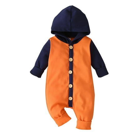 Honeeladyy Winter Newborn Baby Boys Patchwork Color Blocking Romper Jumpsuit Clothes Outfits Orange Sales
Honeeladyy Winter Newborn Baby Boys Patchwork Color Blocking Romper Jumpsuit Clothes Outfits Orange Sales