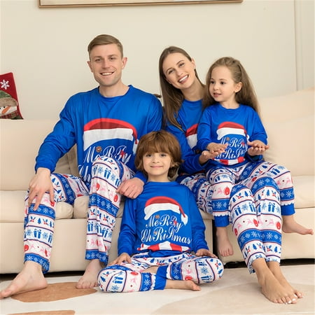 Mommy and Me Matching Outfits Matching Onesies For Couples Christmas Matching Pajamas For Family - Blue
Mommy and Me Matching Outfits Matching Onesies For Couples Christmas Matching Pajamas For Family - Blue