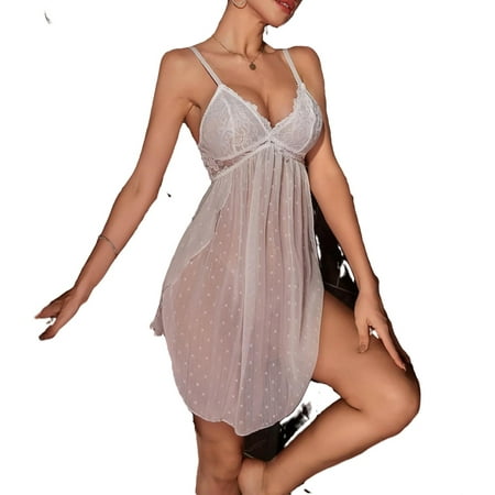 Sexy Plain Spaghetti Strap Slip Dress White Sleeveless Women Nightgowns & Sleepshirts S
Sexy Plain Spaghetti Strap Slip Dress White Sleeveless Women Nightgowns & Sleepshirts S