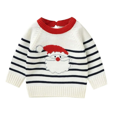 Toddler Girls Sweaters Ugly Christmas Sweater Round Neck Long Sleeve Pullover Knitted Warm Jacquard Baby Girl Sweater 12M-18M
Toddler Girls Sweaters Ugly Christmas Sweater Round Neck Long Sleeve Pullover Knitted Warm Jacquard Baby Girl Sweater 12M-18M
