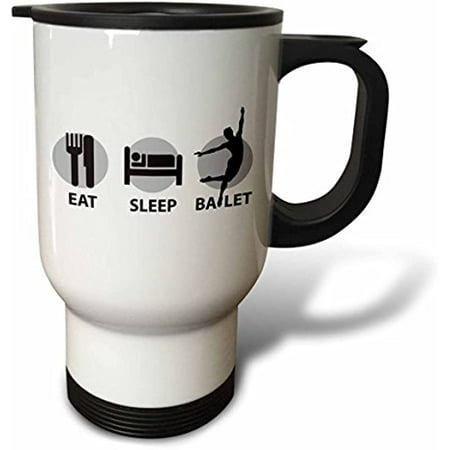 3dRose Eat Sleep and Ballet in Grey and Black with Male Dancer Travel Mug 14 oz White
3dRose Eat Sleep and Ballet in Grey and Black with Male Dancer Travel Mug 14 oz White