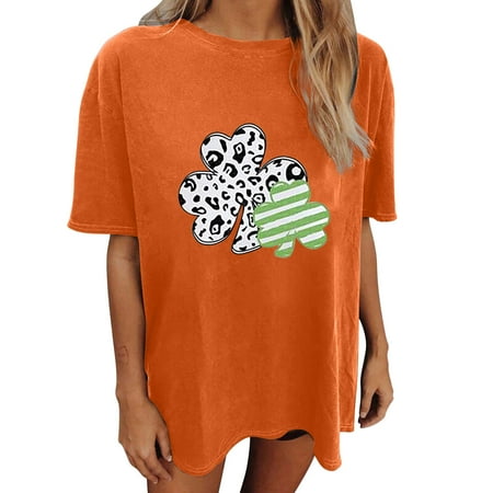 Shirts for Women Womens Tops Dressy Casual Women s Vintage Drop Sleeves St. Patrick s Day Print Short Sleeve Tops Blouse Off The Shoulder Tops for Women Tube Tops for Women on Sales Orange 2XL
Shirts for Women Womens Tops Dressy Casual Women s Vintage Drop Sleeves St. Patrick s Day Print Short Sleeve Tops Blouse Off The Shoulder Tops for Women Tube Tops for Women on Sales Orange 2XL
