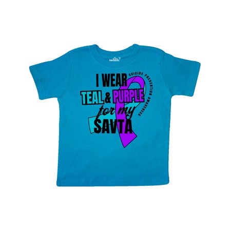 Inktastic Suicide Prevention I Wear Teal and Purple for My Savta Gift Toddler Boy or Toddler Girl T-Shirt
Inktastic Suicide Prevention I Wear Teal and Purple for My Savta Gift Toddler Boy or Toddler Girl T-Shirt