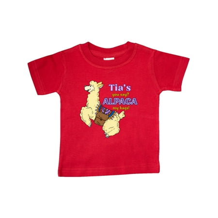 Inktastic Tia s You Say ALPACA my Bags with Cute Jumping Alpaca Gift Baby Boy or Baby Girl T-Shirt
Inktastic Tia s You Say ALPACA my Bags with Cute Jumping Alpaca Gift Baby Boy or Baby Girl T-Shirt