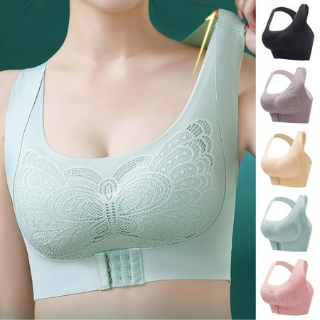 Rong Yun Women s Solid Color Seamless Beautiful Back Large Size Ice Silk Unwired Bra, Green, XL(Buy 2 Get 1 Free)
Rong Yun Women s Solid Color Seamless Beautiful Back Large Size Ice Silk Unwired Bra, Green, XL(Buy 2 Get 1 Free)