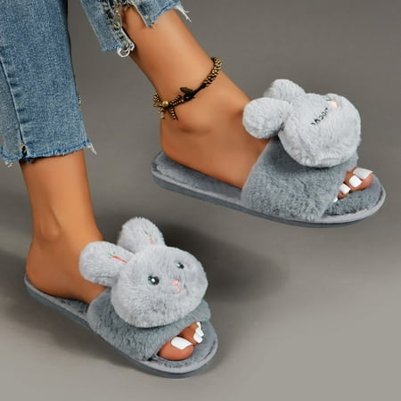 Njoeus Slippers For Women Indoor Cute House Slippers Cotton Slippers Winter Plush Thick Bottom Cotton Slippers Cute Indoor Outdoor One-Word Cartoon Home Slippers
Njoeus Slippers For Women Indoor Cute House Slippers Cotton Slippers Winter Plush Thick Bottom Cotton Slippers Cute Indoor Outdoor One-Word Cartoon Home Slippers
