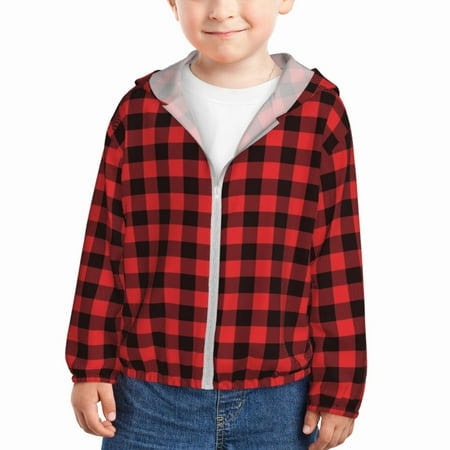 Gaeub Buffalo Plaid Red Black Print Athletic Sun Protection Hoodie for Kids Long Sleeve Outdoor UV Shirt Running Fishing Top for Boys Girls-3 Years
Gaeub Buffalo Plaid Red Black Print Athletic Sun Protection Hoodie for Kids Long Sleeve Outdoor UV Shirt Running Fishing Top for Boys Girls-3 Years