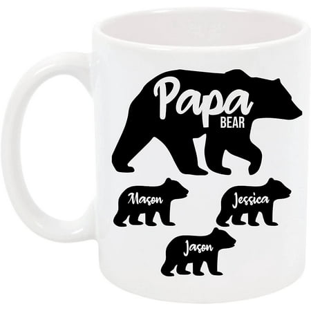 Papa Bear Coffee Mug Birthday Mug for Dad From Kids Custom Father s Day Mug Papa Mug From Grandkids
Papa Bear Coffee Mug Birthday Mug for Dad From Kids Custom Father s Day Mug Papa Mug From Grandkids