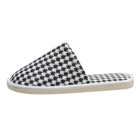 GNEIKDEING Autumn And Winter Women Slippers Home Flat Bottom Non Slip Warm And Comfortable Solid Color Houndstooth Gift on Clearance
GNEIKDEING Autumn And Winter Women Slippers Home Flat Bottom Non Slip Warm And Comfortable Solid Color Houndstooth Gift on Clearance
