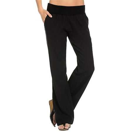 Wiueurtly Women s Pocket Solid Color Cotton Linen Fashion Drawstring Loose Casual Straight Leg Trousers Casual Pajama Pants for Women
Wiueurtly Women s Pocket Solid Color Cotton Linen Fashion Drawstring Loose Casual Straight Leg Trousers Casual Pajama Pants for Women