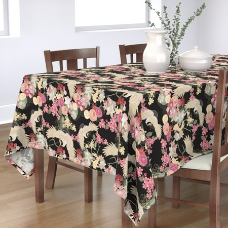 Cotton Sateen Tablecloth 70 x 120 - Japanese Garden Cranes Crane Chinese Lotus Floral Bird Print Custom Table Linens by Spoonflower
Cotton Sateen Tablecloth 70 x 120 - Japanese Garden Cranes Crane Chinese Lotus Floral Bird Print Custom Table Linens by Spoonflower