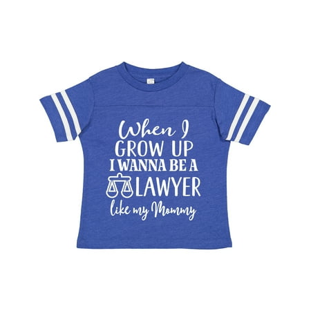 Inktastic Future Lawyer Like Mommy Gift Toddler Boy or Toddler Girl T-Shirt
