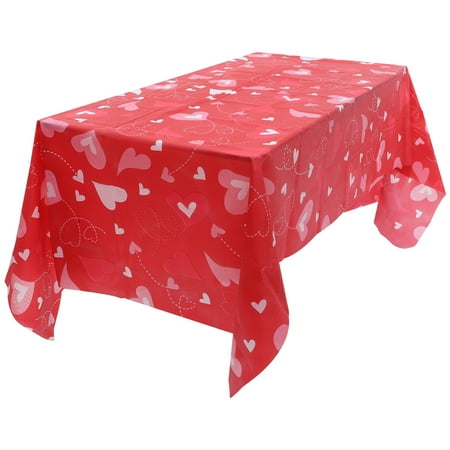 2pcs Heart Pattern Tablecloth Decorative Plastic Table Cover Valentine Tablecloth
2pcs Heart Pattern Tablecloth Decorative Plastic Table Cover Valentine Tablecloth