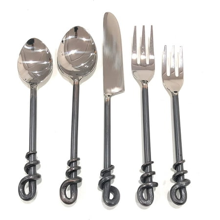 Twist Stainless Steel Flatware Set - Kitchen Cutlery Utensils Knife/Fork/Spoons - Dishwasher Safe
Twist Stainless Steel Flatware Set - Kitchen Cutlery Utensils Knife/Fork/Spoons - Dishwasher Safe