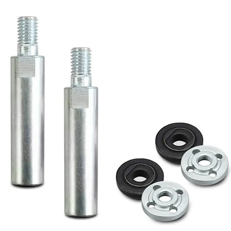 

Angle Grinder Extension Connecting Rod M10 Thread Rotary Polisher Extension Shaft with 4Pcs Flange Lock Nut