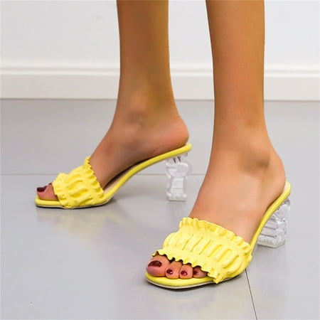 Fashion Women s Spring And Summer Heel Slippers High Heel Sandals