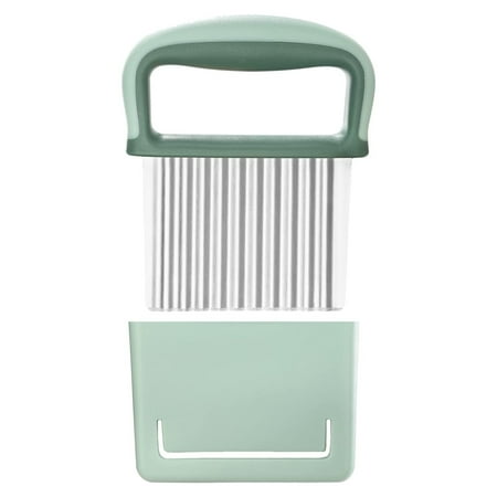 Potato Wave Knife Metal Wave Cut Vegetable Wave Cutter with Handle & Protective Potato Cutter Tool (Green)
Potato Wave Knife Metal Wave Cut Vegetable Wave Cutter with Handle & Protective Potato Cutter Tool (Green)