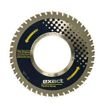 Exact Tool 7010486 TCT 140 5-1/2 Blade for Steel Copper & Plastics