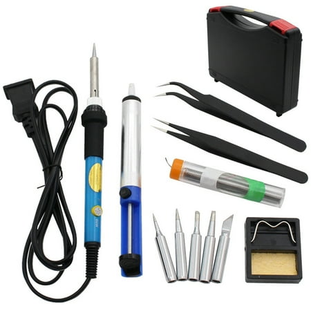 110V Electric Soldering Iron Kit Adjustable Temperature Welding Soldering Iron with Tool Carry Case Stand Tools US Plug
110V Electric Soldering Iron Kit Adjustable Temperature Welding Soldering Iron with Tool Carry Case Stand Tools US Plug