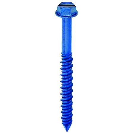 New Cobra Anchors 681J Concrete Screws Hex Head 1/4 By 1-3/4 Inch With Drill Bit 25 Pack Each
New Cobra Anchors 681J Concrete Screws Hex Head 1/4 By 1-3/4 Inch With Drill Bit 25 Pack Each