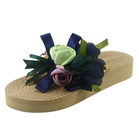 Cptfadh Slippers For Women Shoes Women Weave Beach Breathable Sandals Home Slipper Flowers Flip-Flops Flat Shoes
Cptfadh Slippers For Women Shoes Women Weave Beach Breathable Sandals Home Slipper Flowers Flip-Flops Flat Shoes