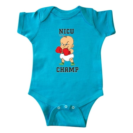 Inktastic NICU Champ Baby Boxer Gift Baby Boy or Baby Girl Bodysuit