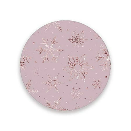 Printed Round Snowflakes Golden Glitter Marble Texture Ceramic Coasters with Cork-Backed for Coffee Drink Cup Mat Absorbent Stone Coaster Set of 1/2/4
Printed Round Snowflakes Golden Glitter Marble Texture Ceramic Coasters with Cork-Backed for Coffee Drink Cup Mat Absorbent Stone Coaster Set of 1/2/4