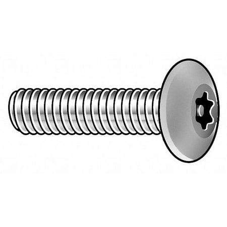 Tamper-Pruf Screw TRS 1/4 -20 Plain 1 1/4 L 10PK 91273