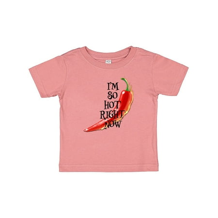 Inktastic I m so hot right now Chili Pepper on Fire Gift Baby Boy or Baby Girl T-Shirt
Inktastic I m so hot right now Chili Pepper on Fire Gift Baby Boy or Baby Girl T-Shirt