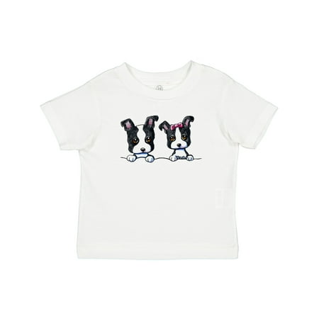 Inktastic Boston Terriers (Dark Apparel) Gift Baby Boy or Baby Girl T-Shirt