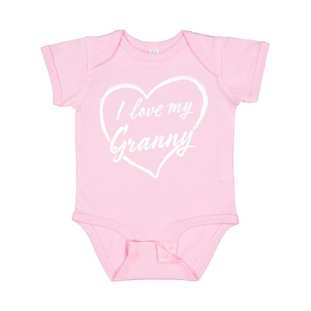 Inktastic I Love My Granny in White Chalk Heart Gift Baby Boy or Baby Girl Bodysuit
Inktastic I Love My Granny in White Chalk Heart Gift Baby Boy or Baby Girl Bodysuit