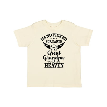 Inktastic Handpicked for Earth by My Great Grandpa in Heaven Gift Toddler Boy or Toddler Girl T-Shirt
Inktastic Handpicked for Earth by My Great Grandpa in Heaven Gift Toddler Boy or Toddler Girl T-Shirt