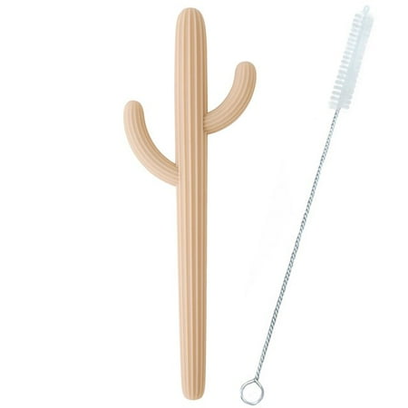 QWZNDZG Drinking Cup Straw Cleaning Brush Assist Reusable Cartoon Cactus Vertical Pattern Straw Baby Teether Holding Toy Molar Stick
QWZNDZG Drinking Cup Straw Cleaning Brush Assist Reusable Cartoon Cactus Vertical Pattern Straw Baby Teether Holding Toy Molar Stick