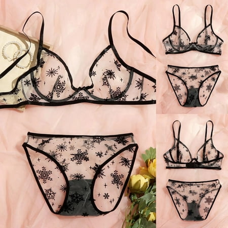 Ykohkofe Women G-string Flowers Embroidery Bralette Lace Bra Bustier Lingerie Thong
Ykohkofe Women G-string Flowers Embroidery Bralette Lace Bra Bustier Lingerie Thong