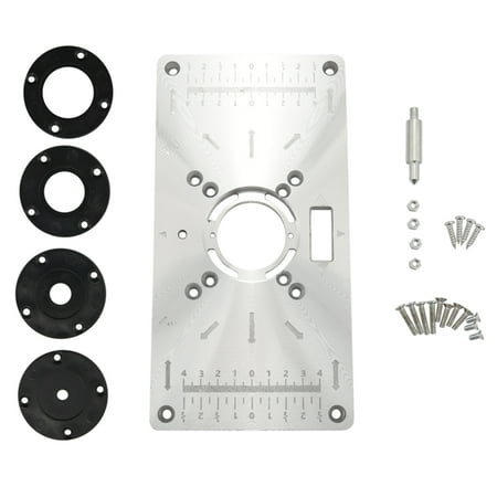 Router Table Insert Plate Woodworking Table Saws for Multifunctional Wood Plate Machine Engraving 4 Rings Tool
Router Table Insert Plate Woodworking Table Saws for Multifunctional Wood Plate Machine Engraving 4 Rings Tool