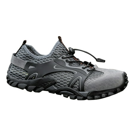 Mens Outdoor Sneakers Water Shoes Mesh Breathable Slip on Flats Casual Anti-slip Hiking 38 Gray
Mens Outdoor Sneakers Water Shoes Mesh Breathable Slip on Flats Casual Anti-slip Hiking 38 Gray