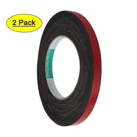 Unique Bargains 2Pcs 10mm Width 2mm Thickness Double-side Sealed Sponge Tape Black 16.4ft Length
Unique Bargains 2Pcs 10mm Width 2mm Thickness Double-side Sealed Sponge Tape Black 16.4ft Length